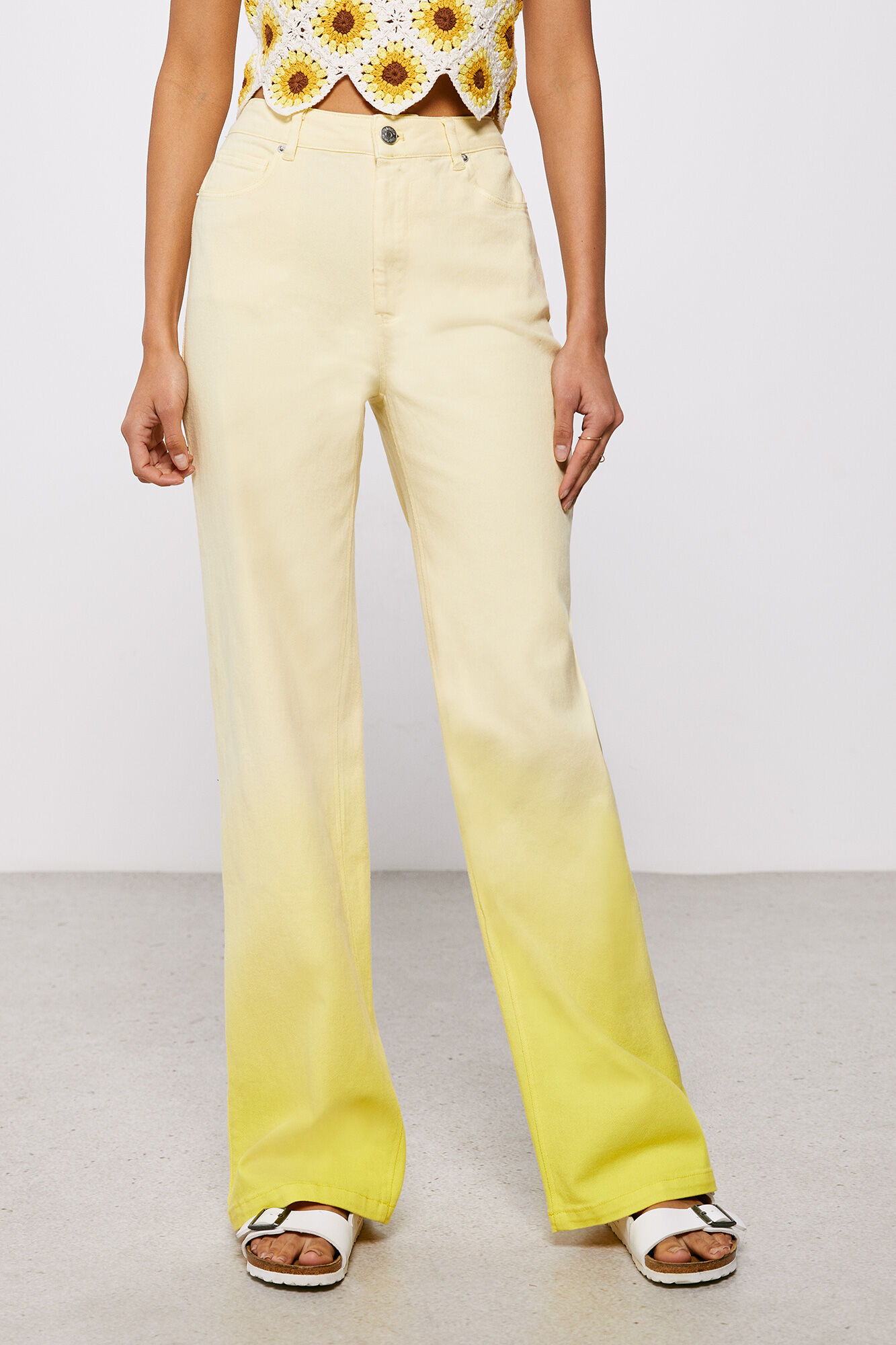 Calça jeans Sunset - amarela