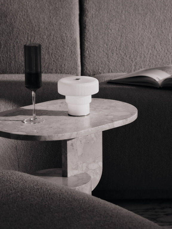 Ferm Living Ripple champagneglazen Flutes set van 2 Clear