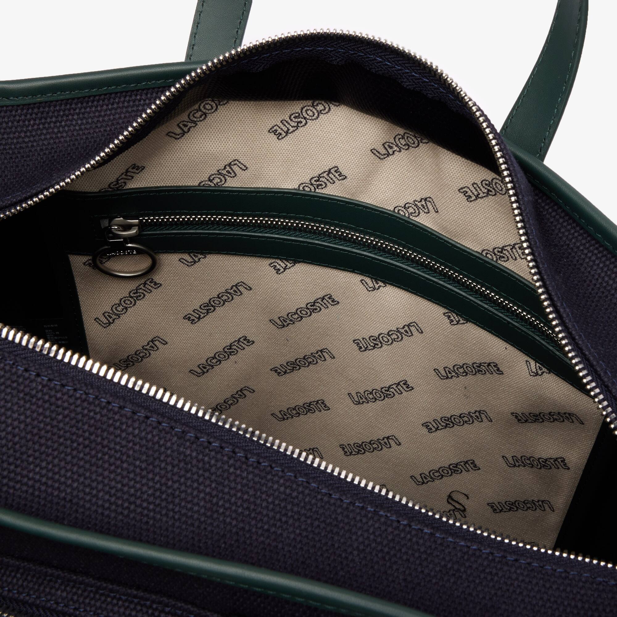 Heritage Canvas Tennis-Tasche aus Textil mit Tennisschläger-Fach Taschen - Blau - Lacoste - Unisex