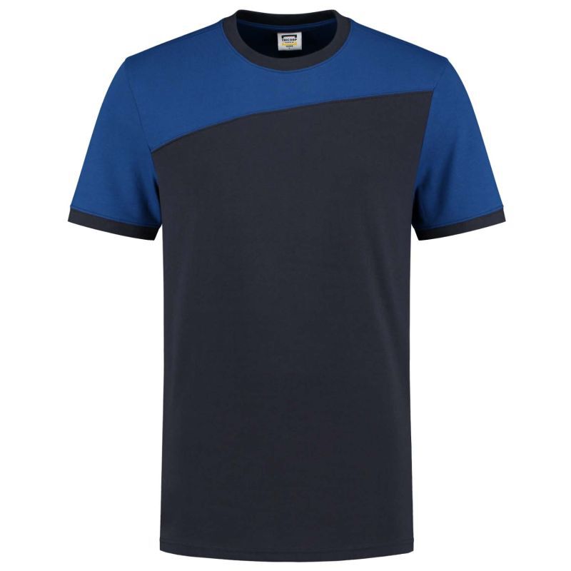Tricorp Bicolor 102006 - T-shirt - Donkerblauw /Kobalt - 3XL