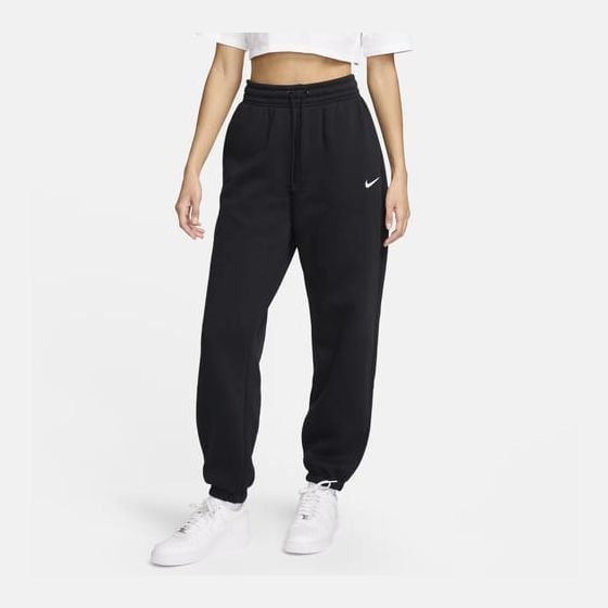 Nike Bas de Survêtement Phoenix Fleece Oversized - Noir/Blanc Cassé Femme