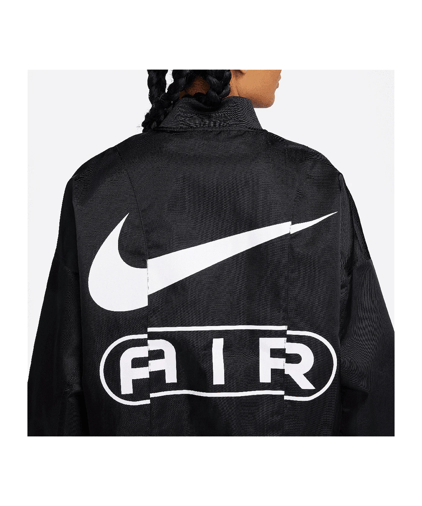Nike Air Woven OS Bomber Jacke Damen Schwarz F010
