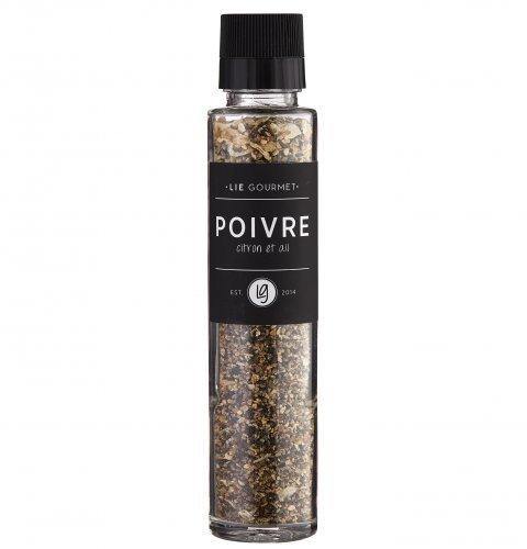 Lie Gourmet  Peberkværn m/ citron & hvidløg - 120 g.