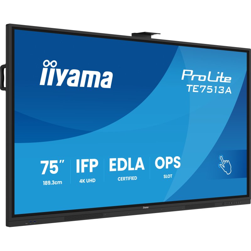 iiyama TE7513A-B2AG Écran d'affichage dynamique Écran plat interactif 190,5 cm (75