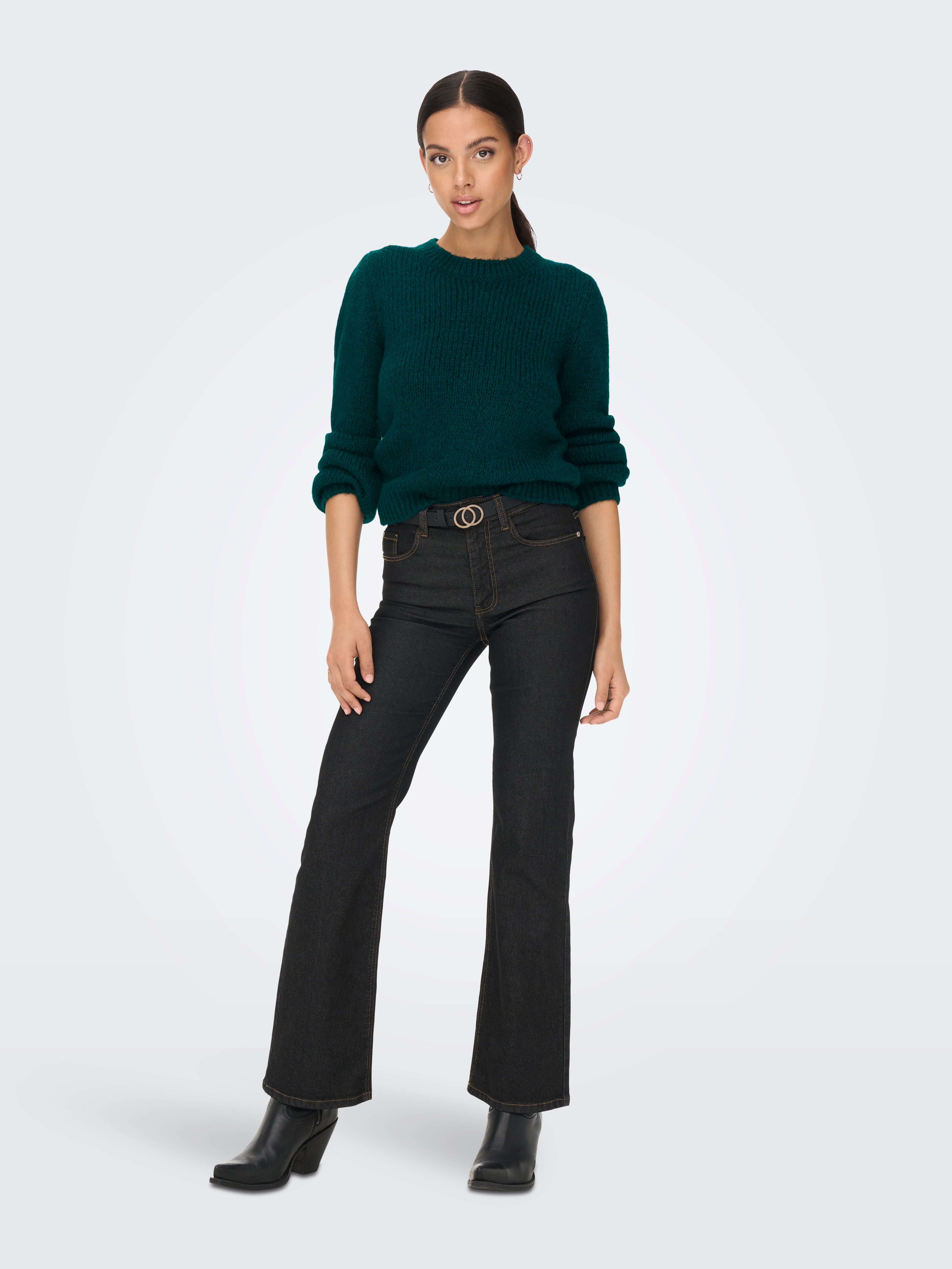 JDYDINEA Strickpullover Deep Teal