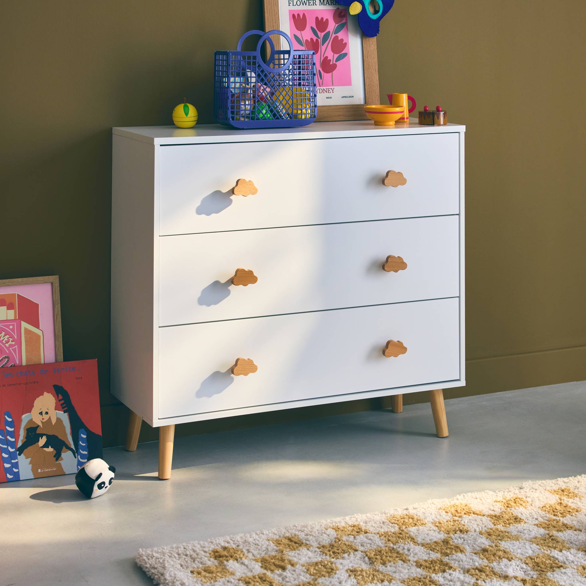 sweeek - Kinderladekast, 3 laden