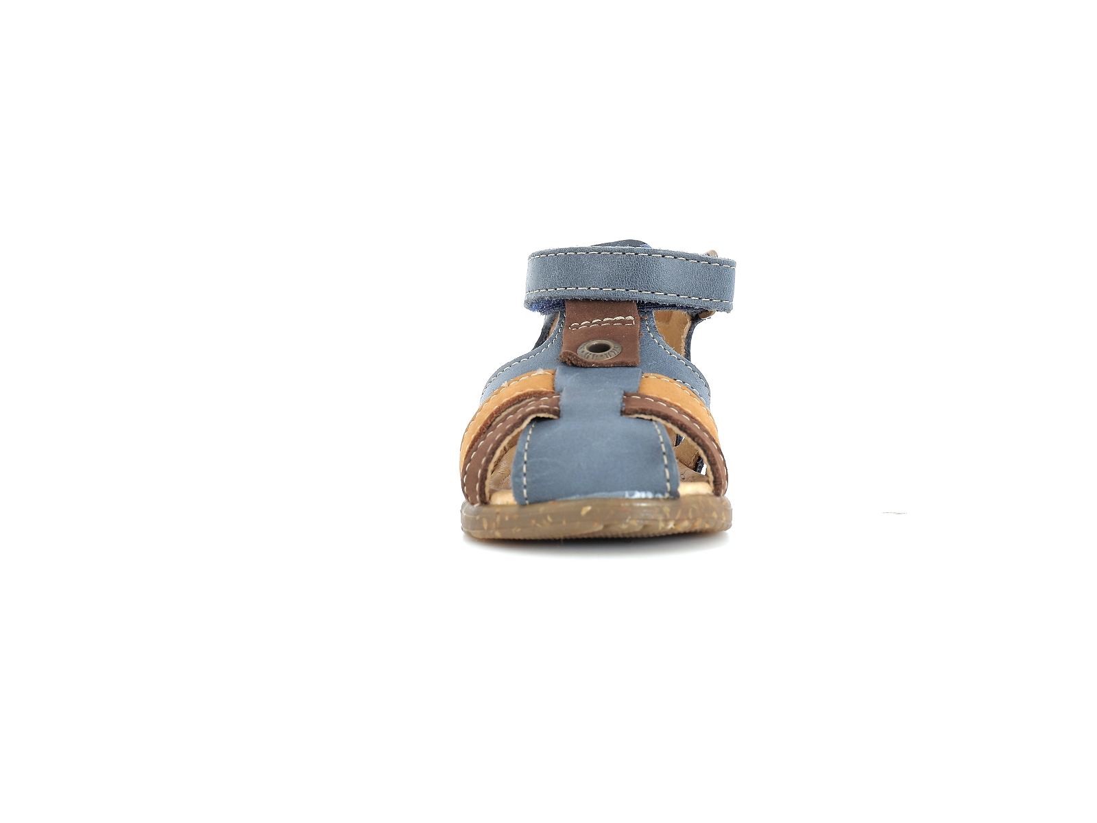 Bopy-RADIUS Cuir Bleu Marron