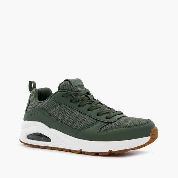 Skechers Uno Fasttime heren sneakers groen