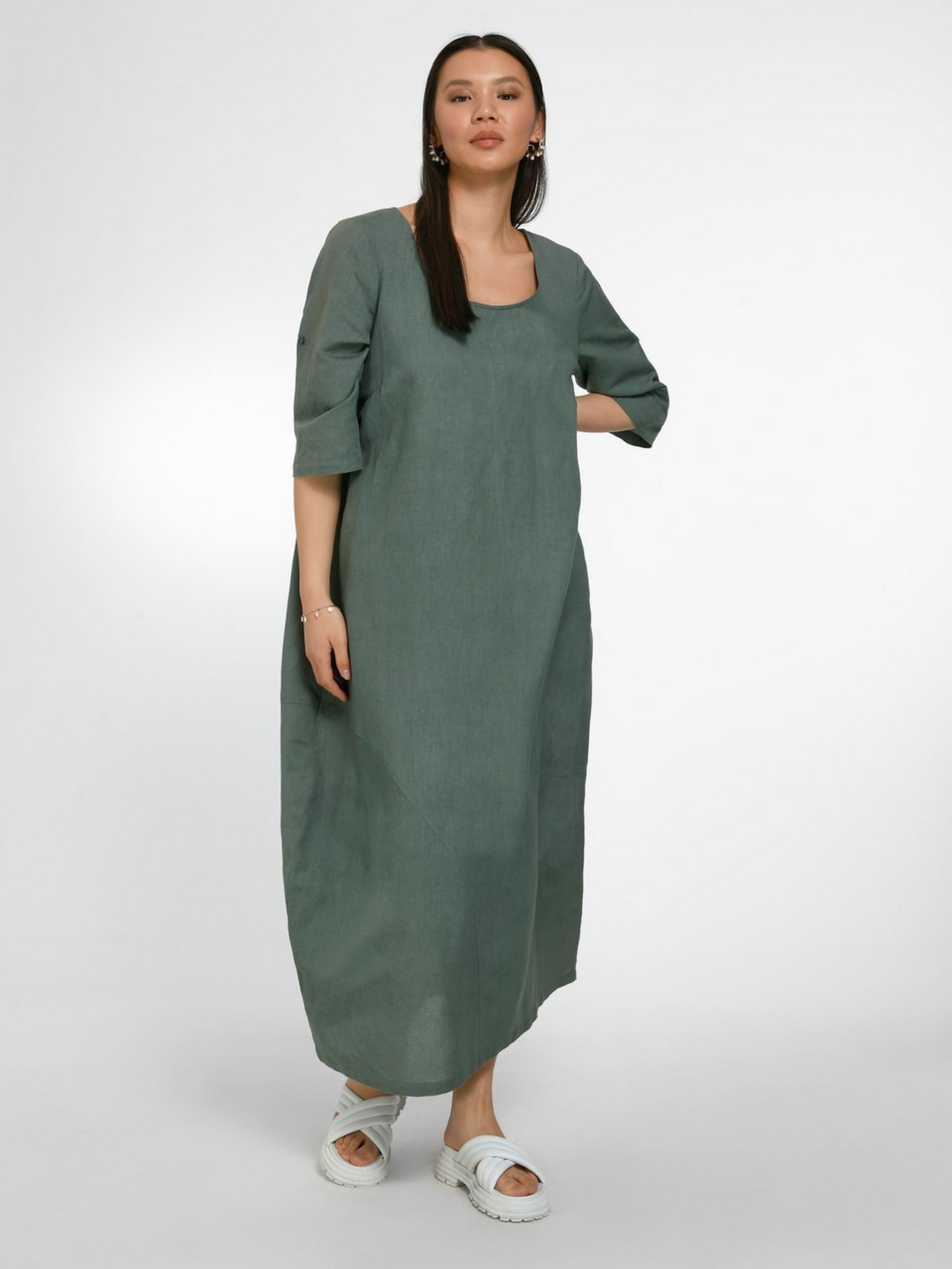 Kleid mit 3/4-Arm