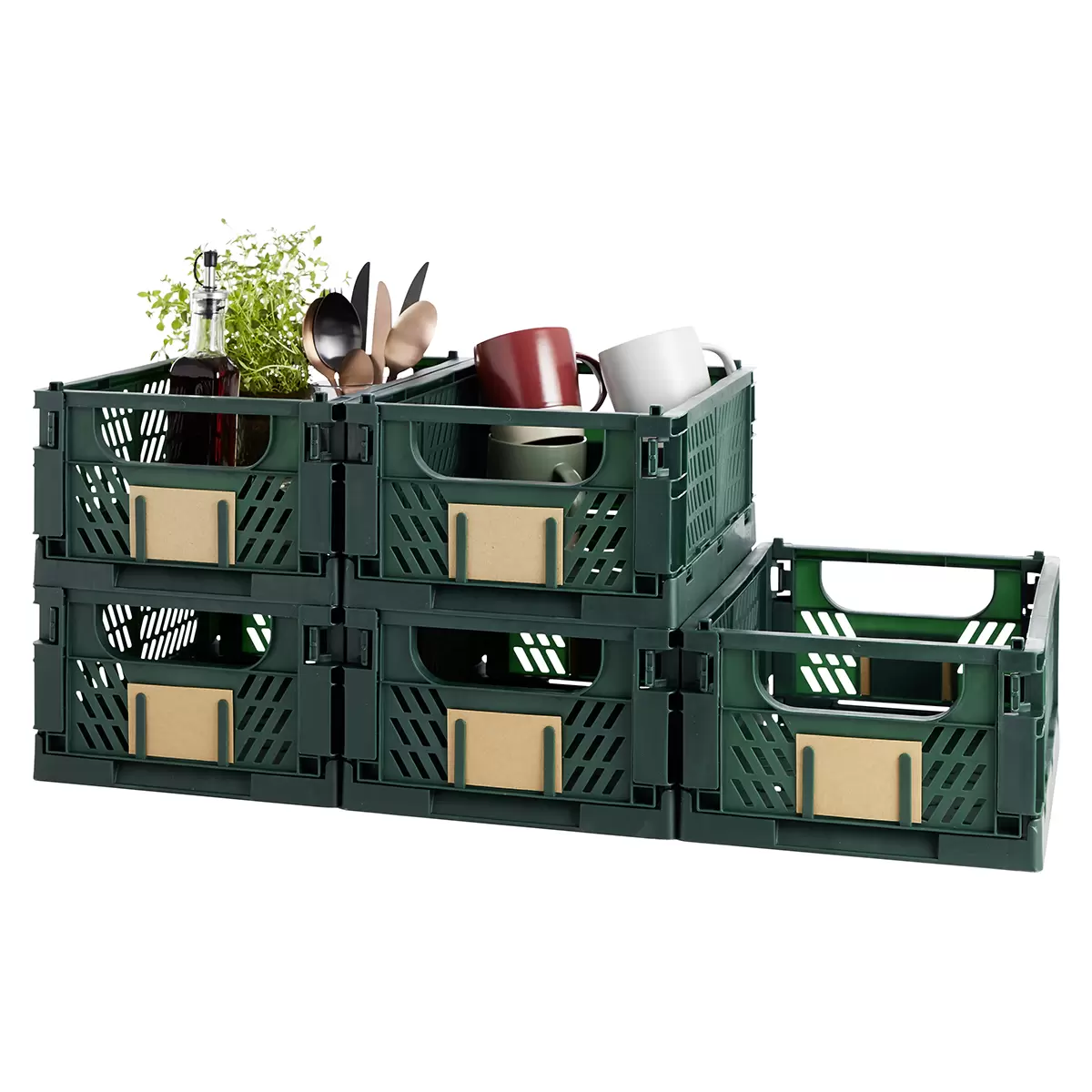Aufbewahrungsbox SCHOU grün