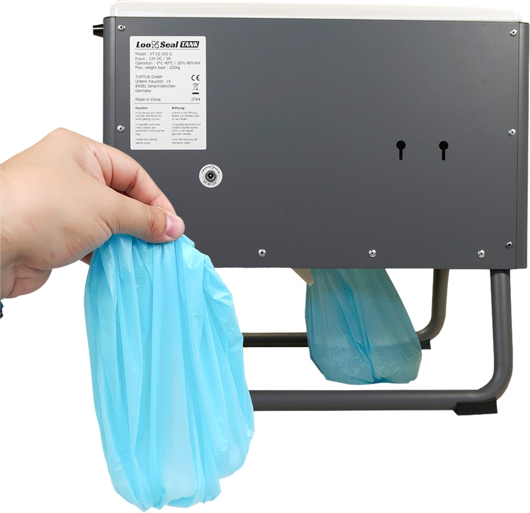 LooSeal Mobile Verschweißer Toilette Tank mit Akku grau