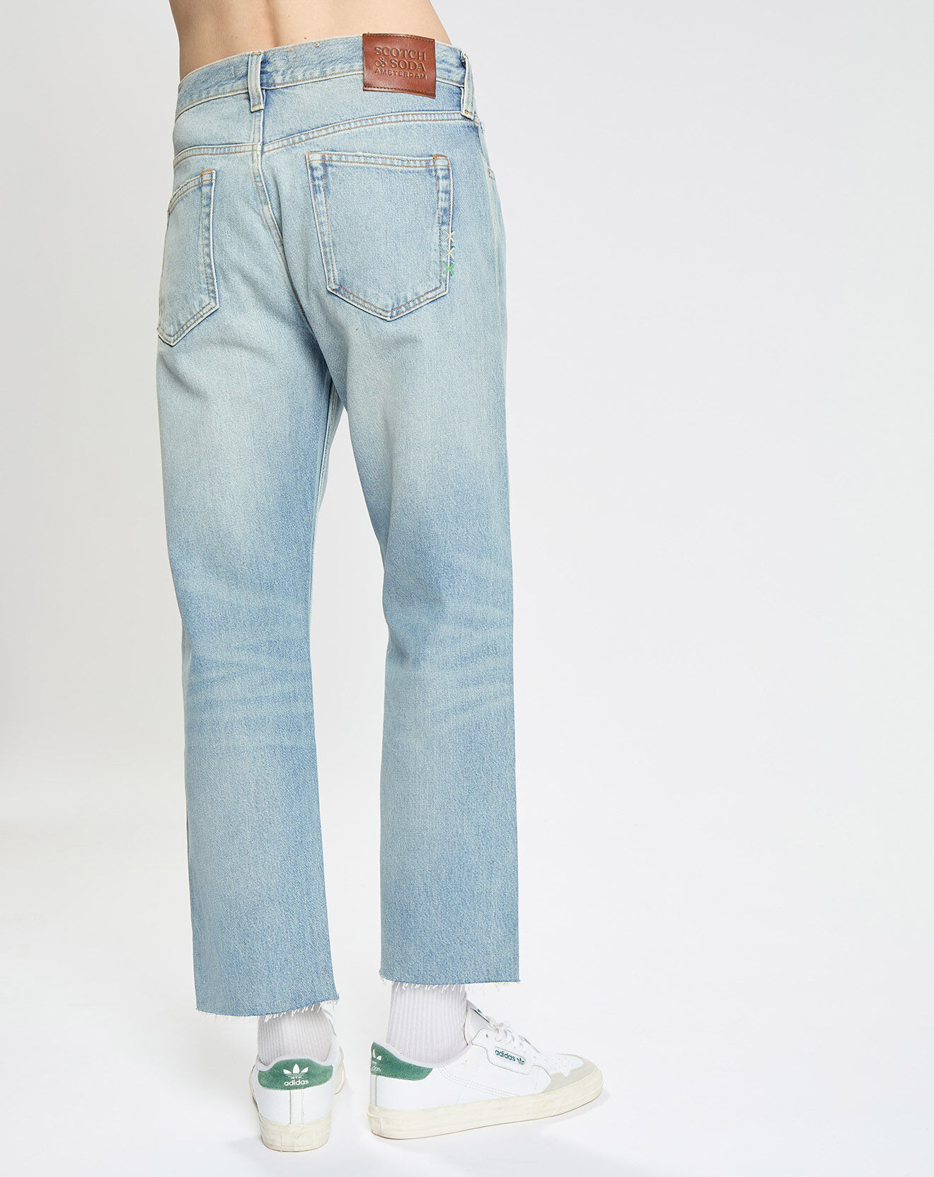 Scotch & Soda Jean 100% Coton Bio Regular Fit bleu clair