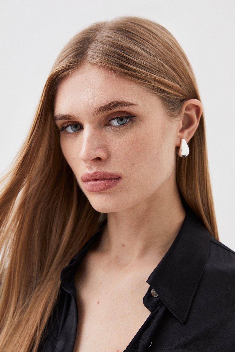 KarenMillen Boucles d'oreilles pendantes rondes