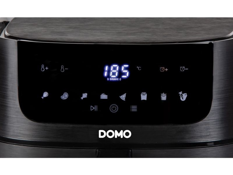Domo Heissluft-Fritteuse DO539FR 1.5 kg, Schwarz Fritteuse
