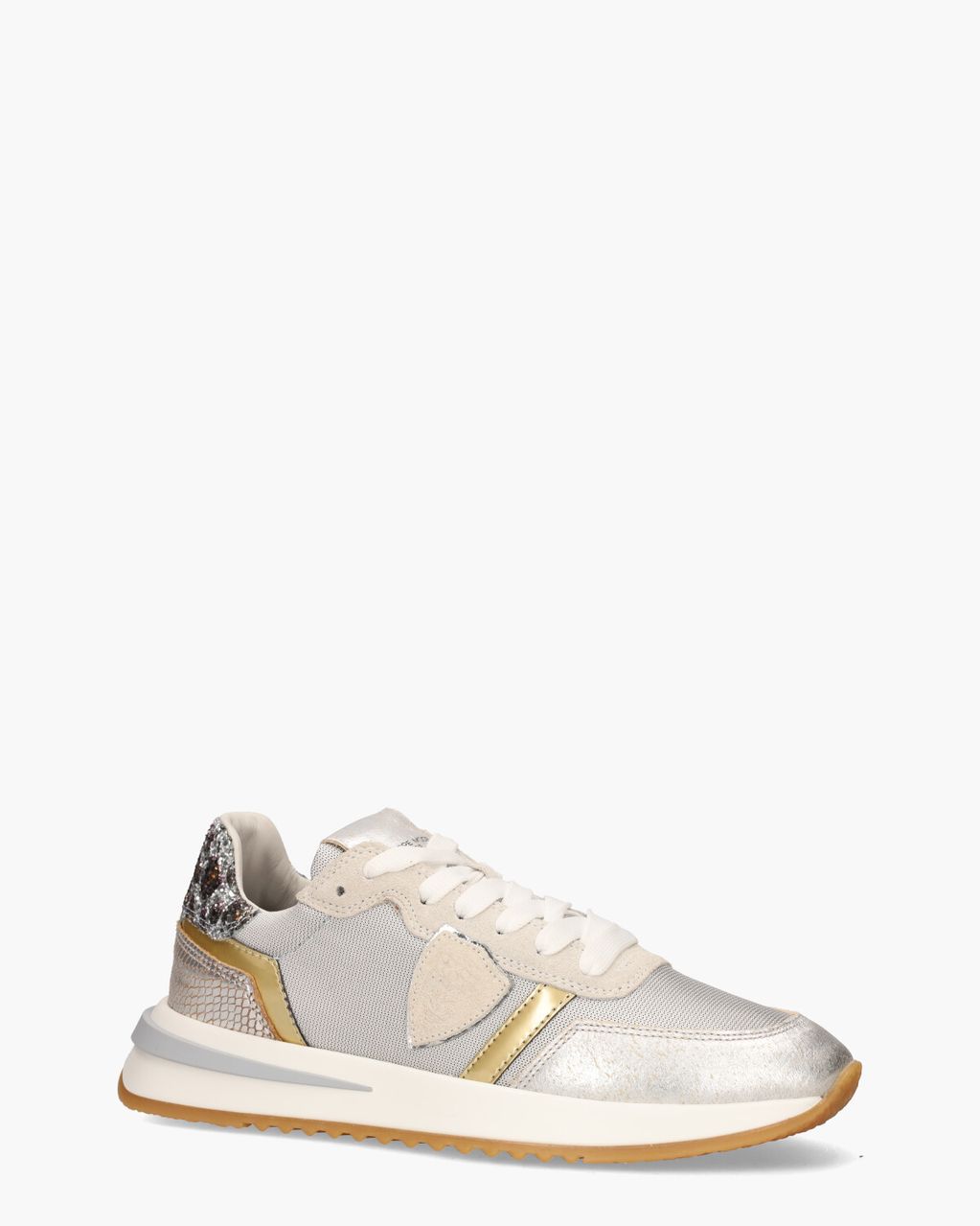 Philippe Model Tropez 2.1 Zilver/Goud Damessneakers