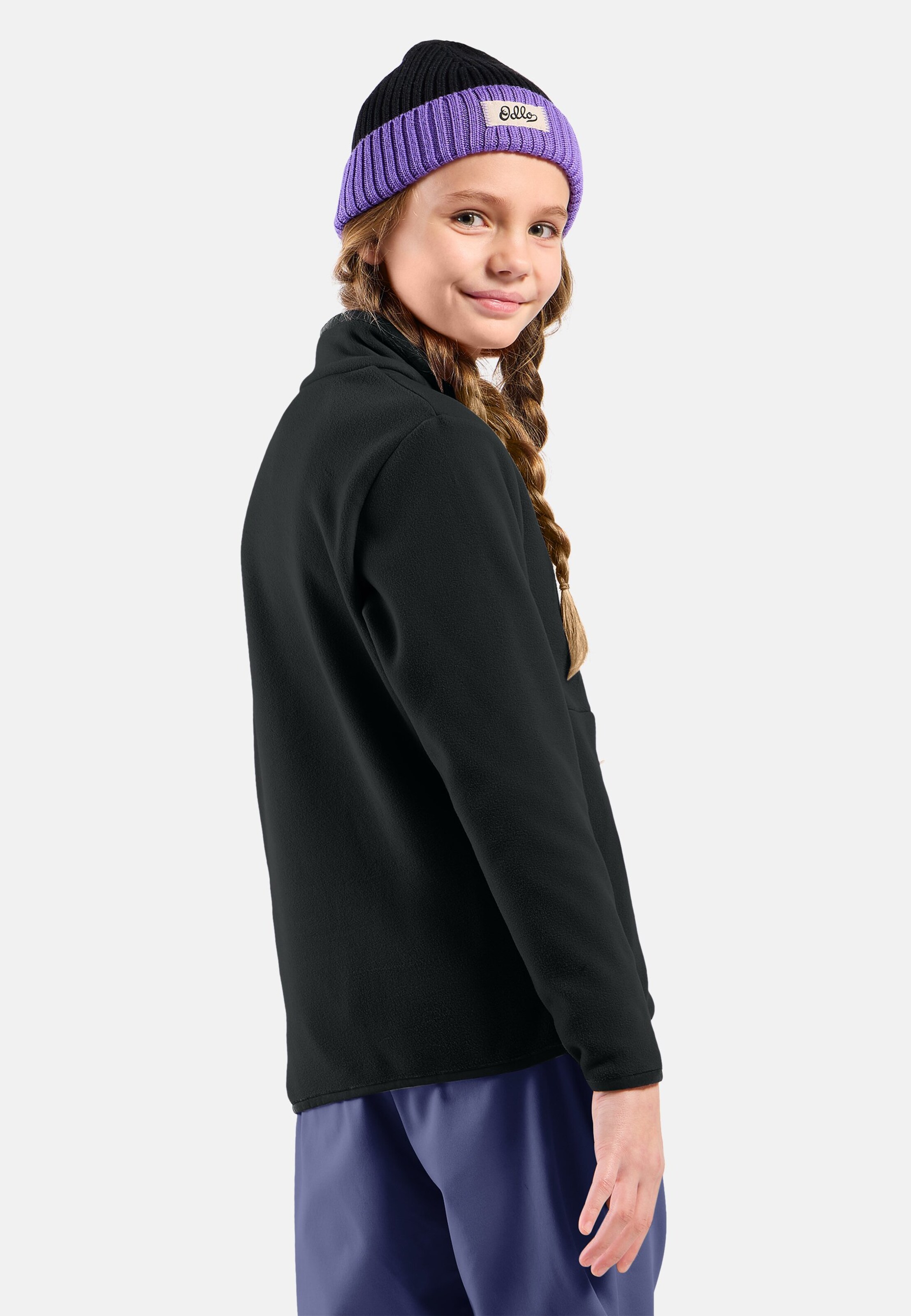 Adventurer Mid Layer mit Halbreissverschluss in black