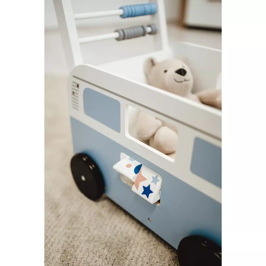 kindsgard Lauflernwagen turbus blau