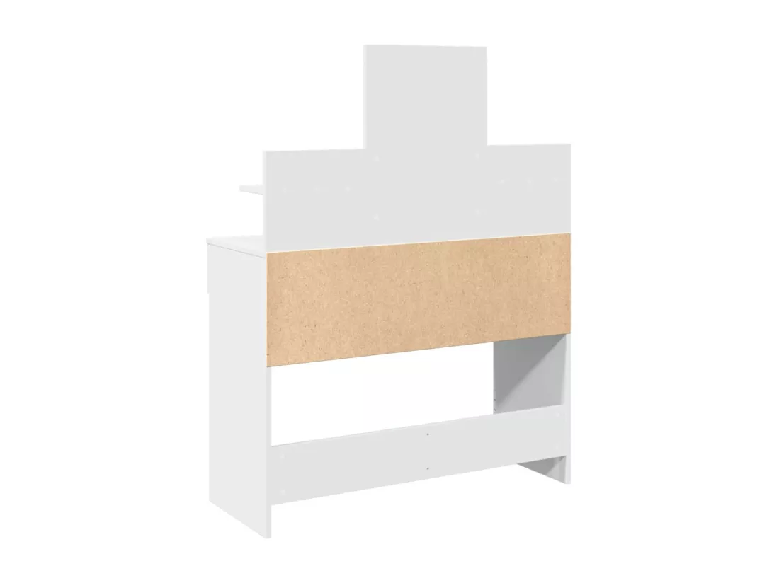 Coiffeuse avec LED blanc 100x40x130 cm