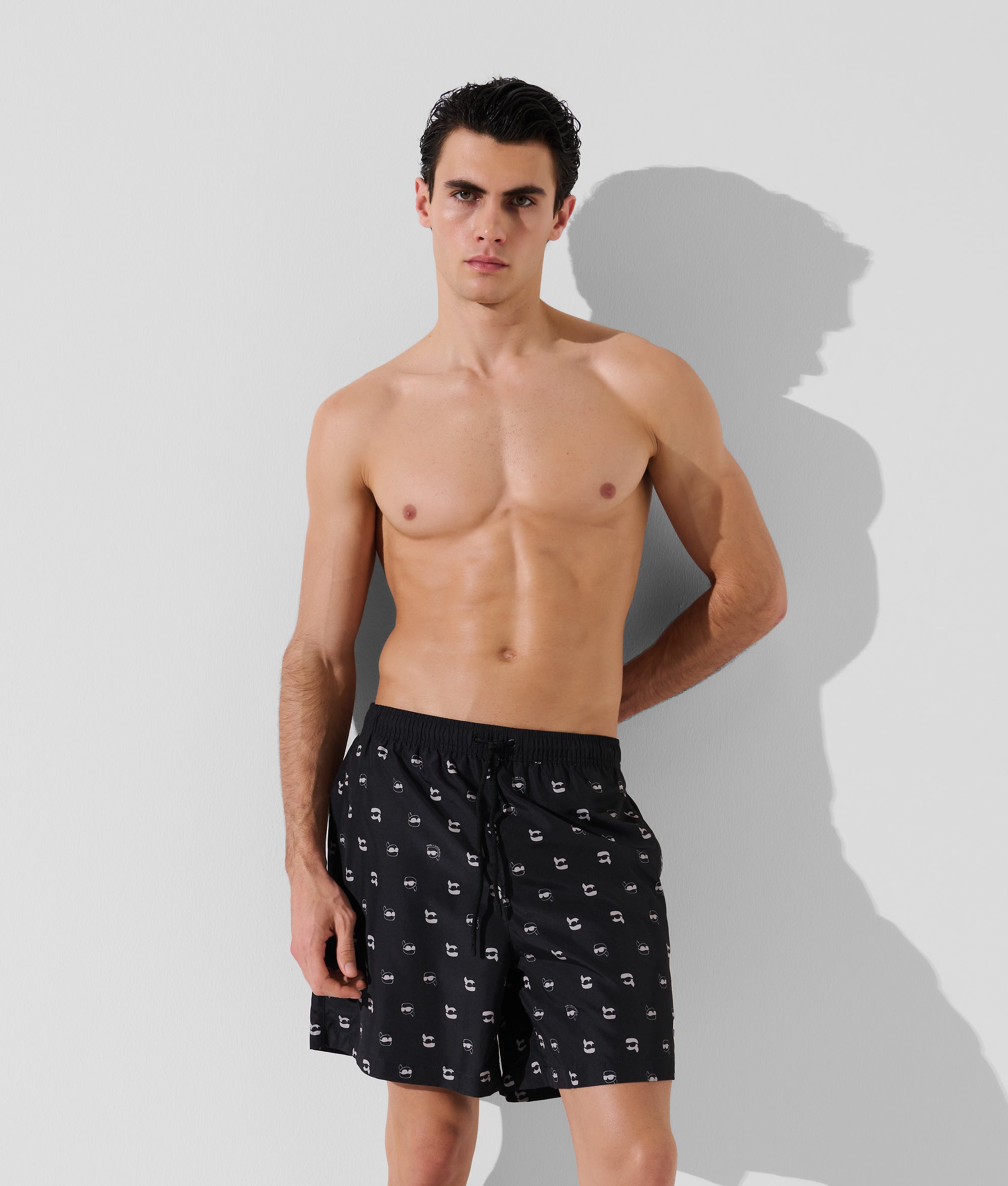 Ikon boardshort met all-over print