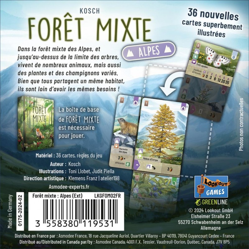 Forêt mixte : Extension Alpes