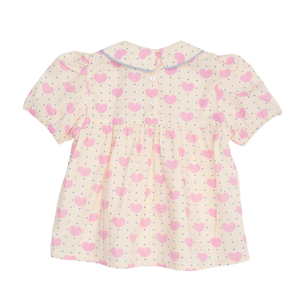 Copenhagen Colors Bluse Heart & Dots