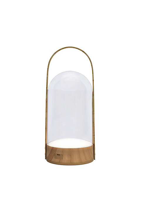 Lampe décorative LED intégrée USB Quamino 200lm 2.7W IP44 effet Bois