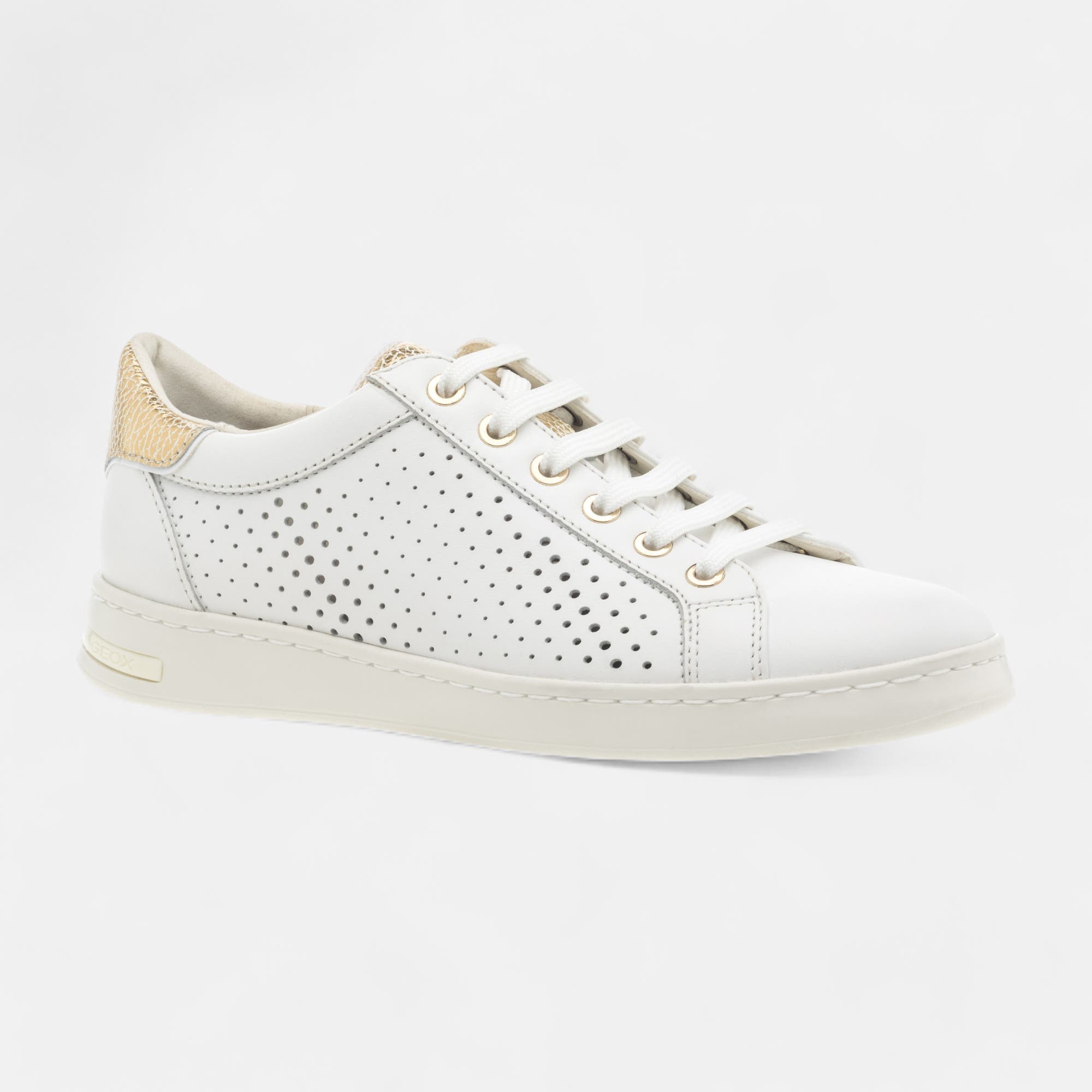 Baskets basses Femme en cuir blanc