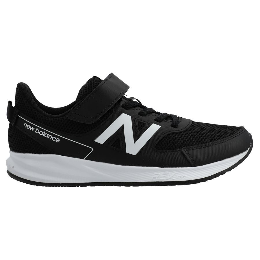 New Balance Chaussures de Running 570 V3 Bungee Lace - Noir/Blanc Enfant