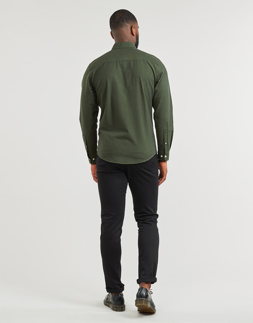 Jack & Jones - JJEOXFORD SHIRT LS - Kaki