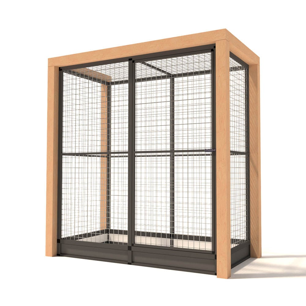Glorenza Valentijn - Kattenren - Antraciet - 202x99x193 cm