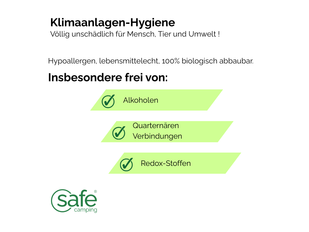 SAFE CAMPING Airco-Hygiëne - 500 ml
