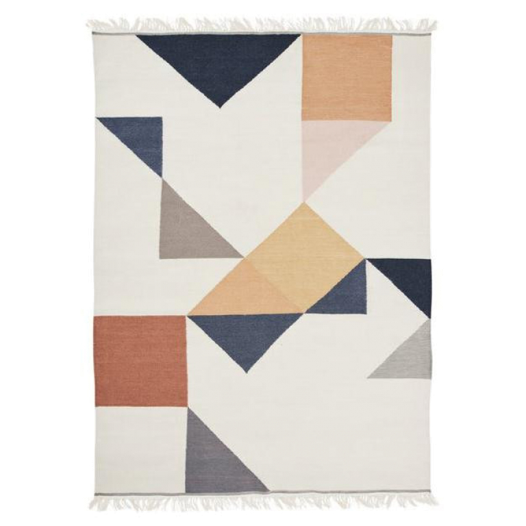 Linie Design Memo vloerkleed 170x240 rust