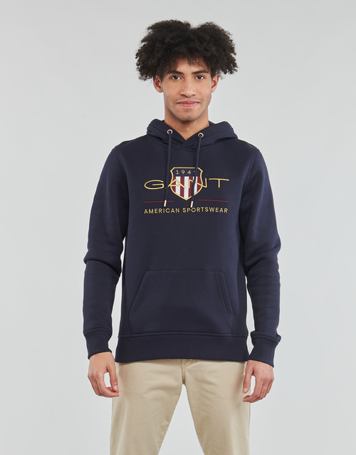 Gant - ARCHIVE SHIELD HOODIE - Marine