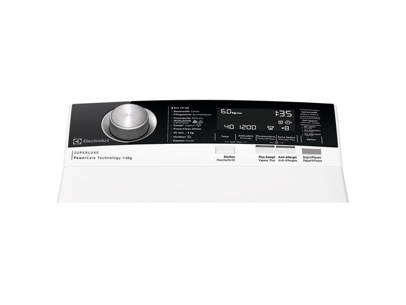 Electrolux Waschmaschine WASL5T500 Oben (Toplader) Toplader mit 6 kg Ladekapazität