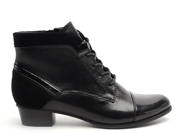 Regarde le ciel boots bottine plates femme stefany 377 noir