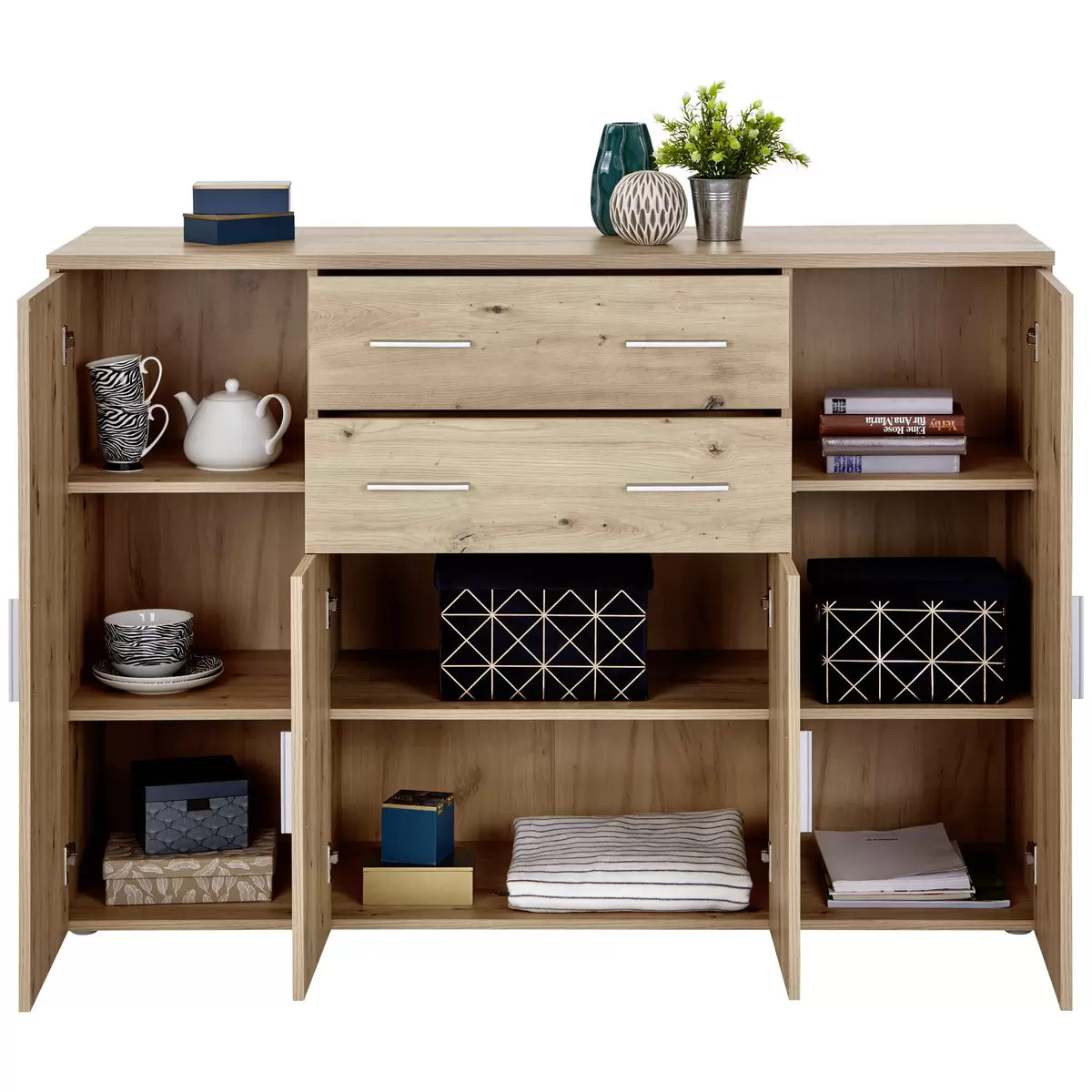 Kommode Trio New Eiche