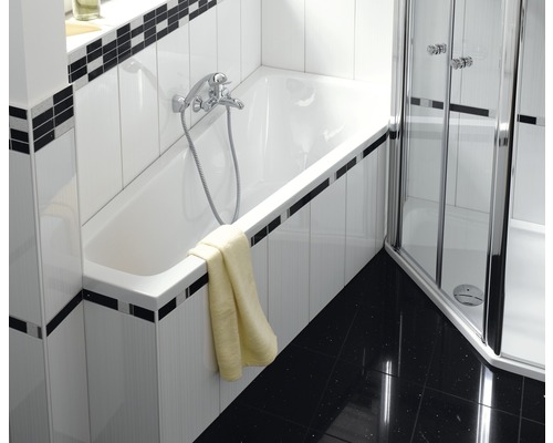 OTTOFOND Minau bad 75 x 170 cm glanzend wit 900501