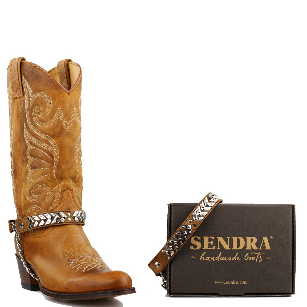Sendra boot belts Arnes 40 Flota Tang - Licht bruin