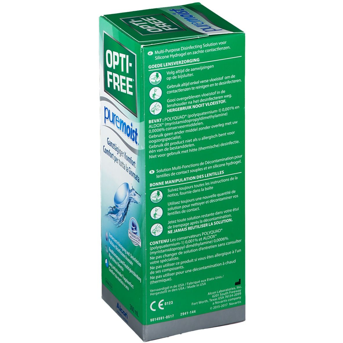 OPTI-FREE® Puremoist® Kontaktlinsenpflegemittel