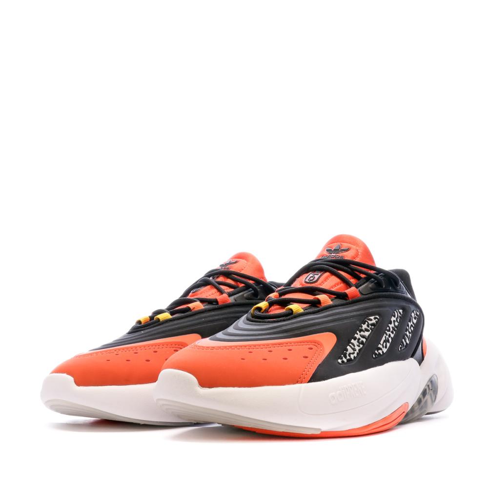 Adidas Baskets Noir/Orange Femme Adidas Ozelia