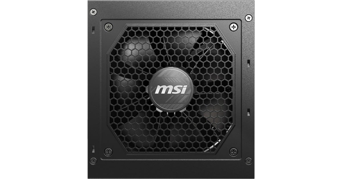 MSIMAG A750GL PCIE5 II modulaire 750 watt voeding   (Zwart, 1x 12V-2x6, 3x PCIe)