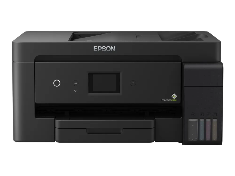 Epson EcoTank ET-15000 - Multifunktionsprinter - farve - blækprinter - A3/Ledger (297 x 432 mm) (original) - A3/Ledger (medie) - op til 11.5 spm (kopiering) - op til 17 spm (udskriver) - 270 ark - 33.6 Kbps - USB 2.0, LAN, Wi-Fi