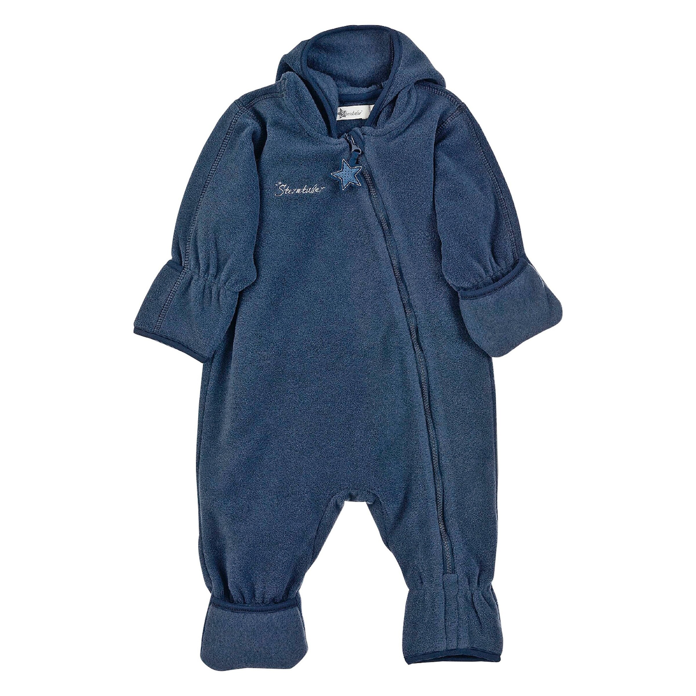 Sterntaler Fleece-Overall blau