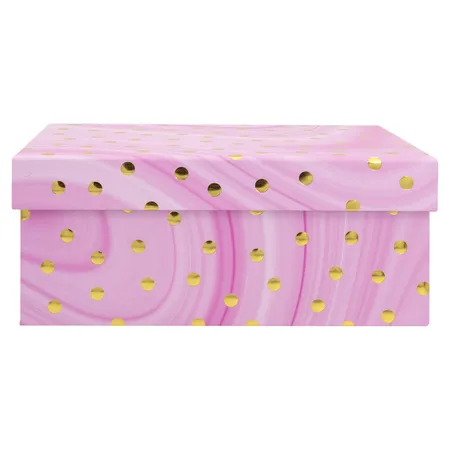 Idena Geschenkboxen 3er-Set Dot/pinkFSC-Mix