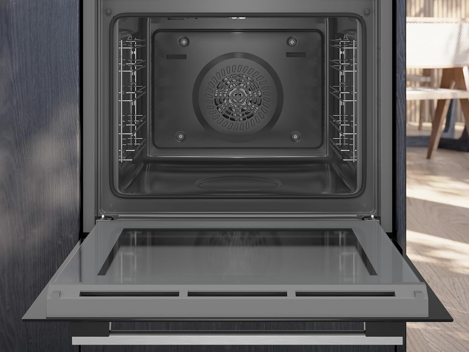 Siemens HR214ABS0 Backofen mit Dampfunterstützung Edelstahl