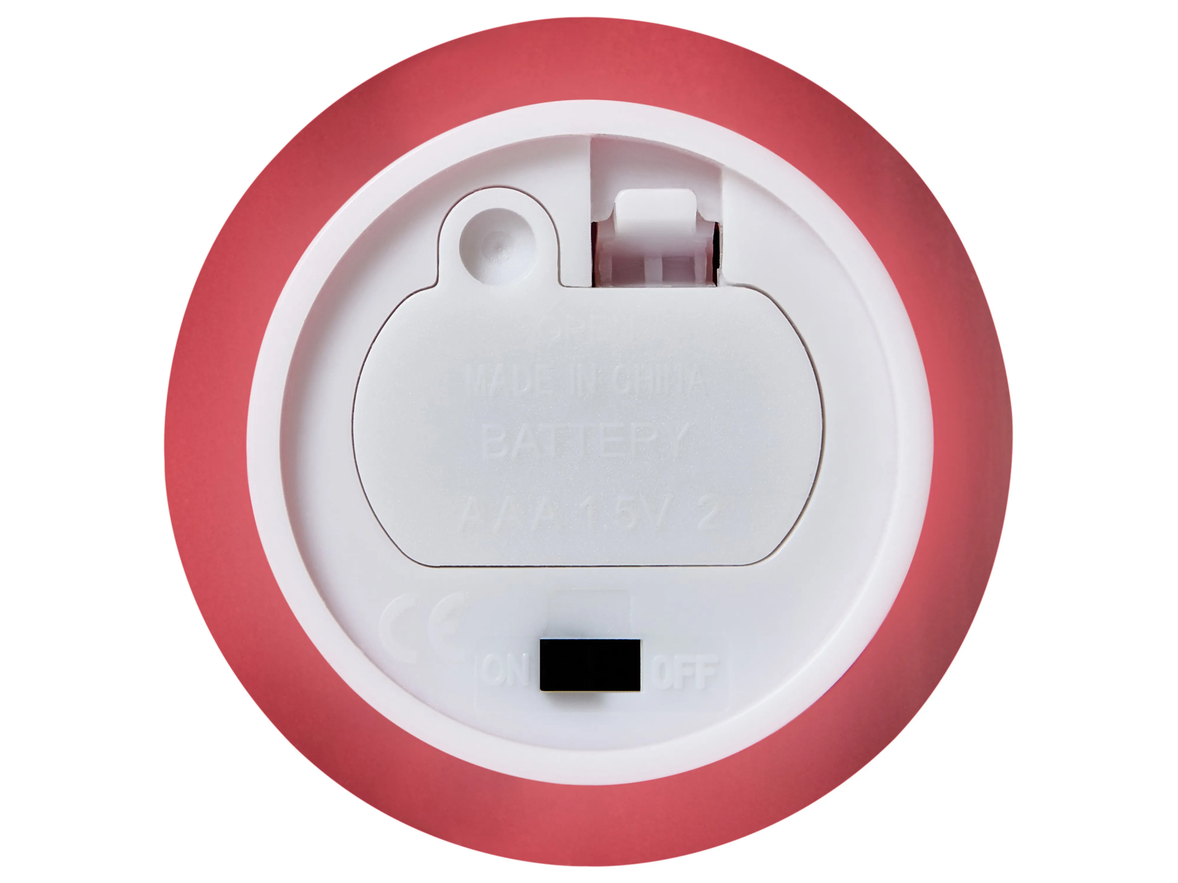 Set van 6 LED kaarsen AURUM 28 cm Rood