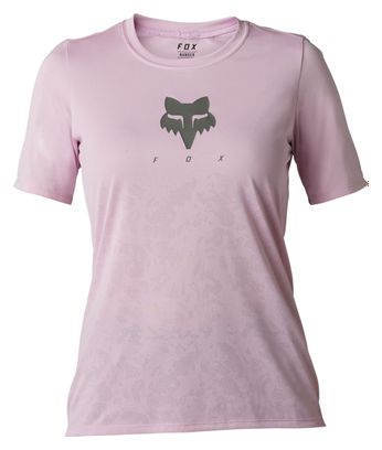 Maillot Manches Courtes Fox Ranger TruDri Femme Rose