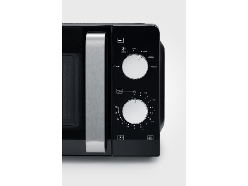 Severin Mikrowelle MW7886 Schwarz Mikrowelle mit einer Leistung von 700 Watt
