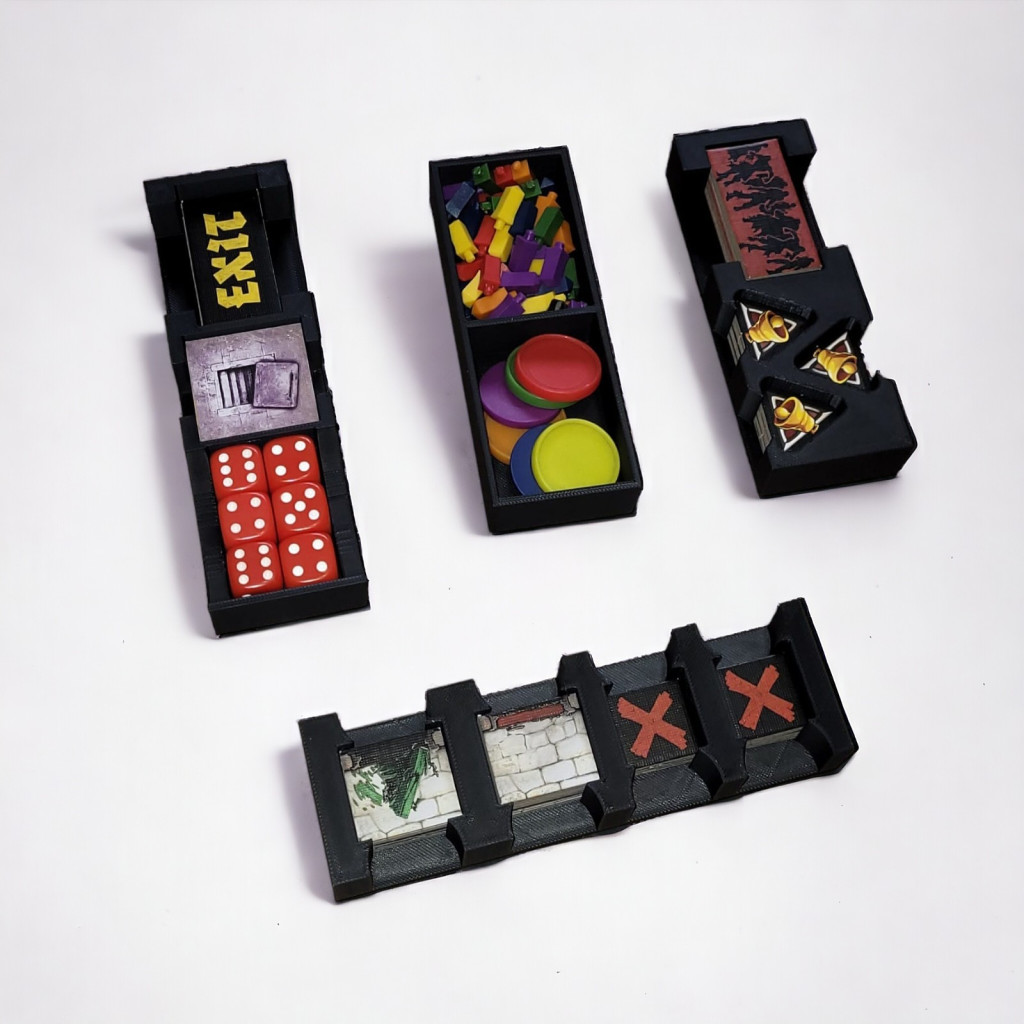 Zombicide - Black Plague : Rangement insert noir compatible