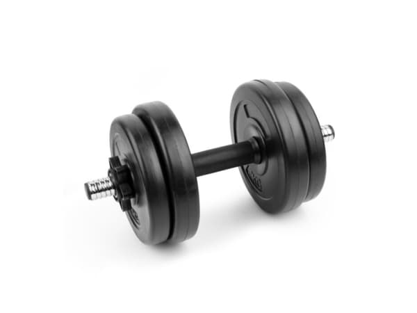 Spokey 921736, justerbar dumbbell, Sort, Stål, 7,5 kg, 2 kg, 1,5 kg